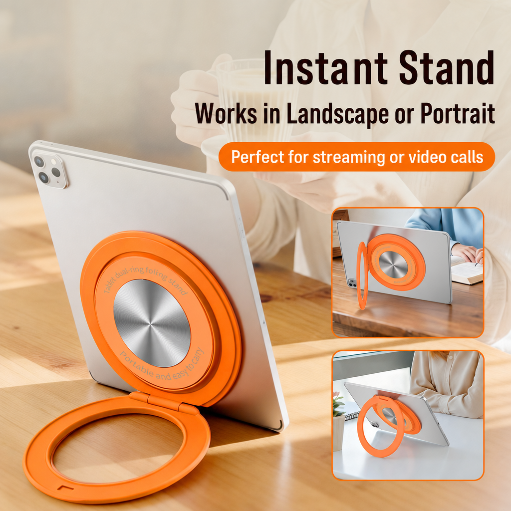Huawei Tablet Accessories - Aluminum Magnetic Tablet Holder with 360°Rotation