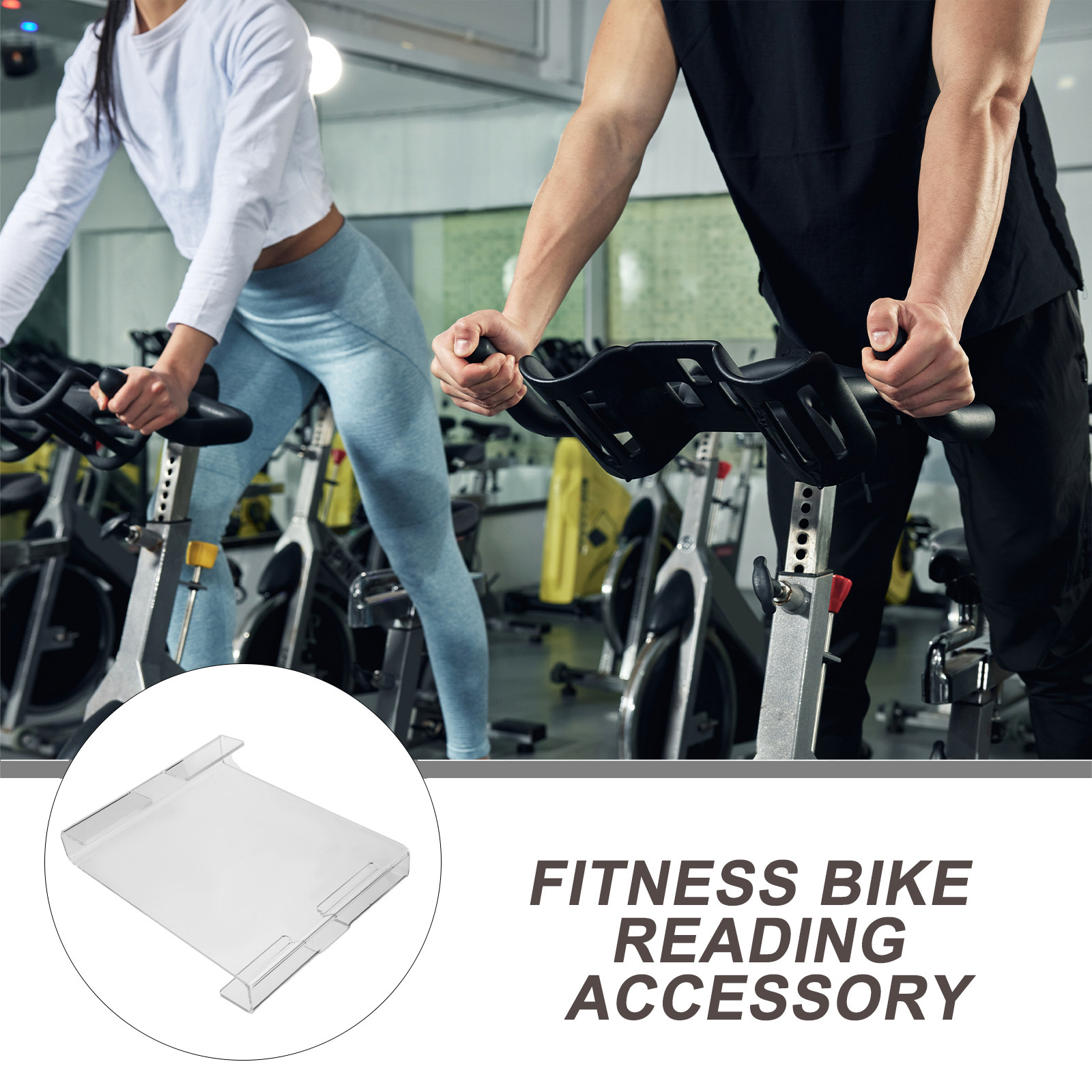 Tablet Accessories For Reading - Acrylic Stationary Bike Phone Holder Tablet
