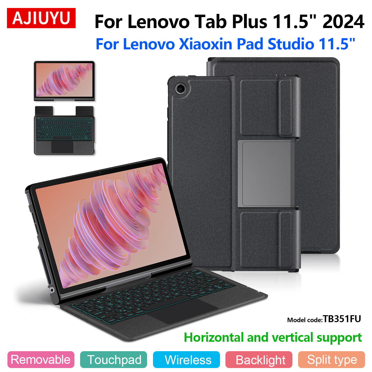 Tablet Accessories Lenovo - Keyboard For Lenovo Tab Plus 11.5