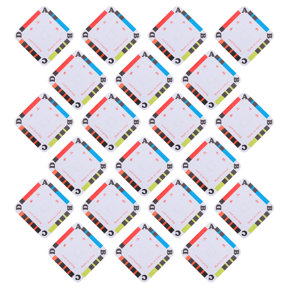 Tablet Weaving Accessories - 50 Pcs Weaving Tablet Doodle Deck