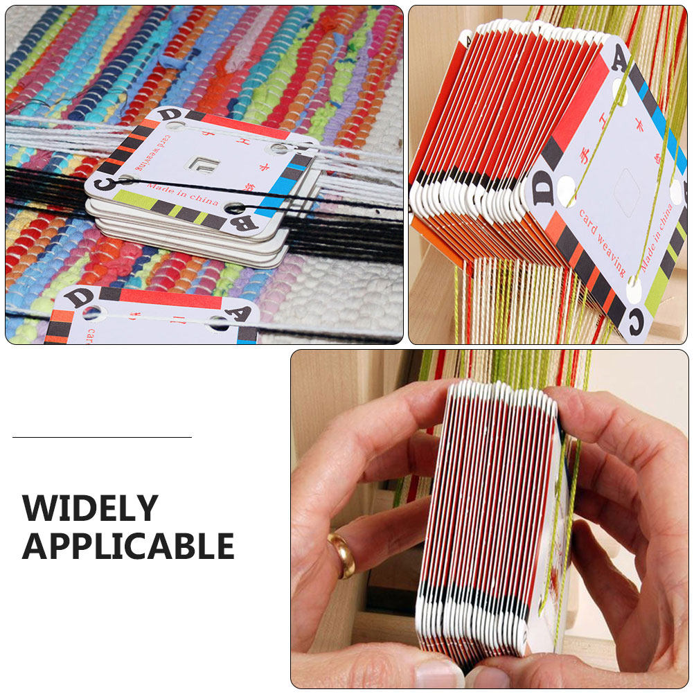 60Pcs Weaving Cards Paperboard - Tablet Weaving Accessories recension och pris