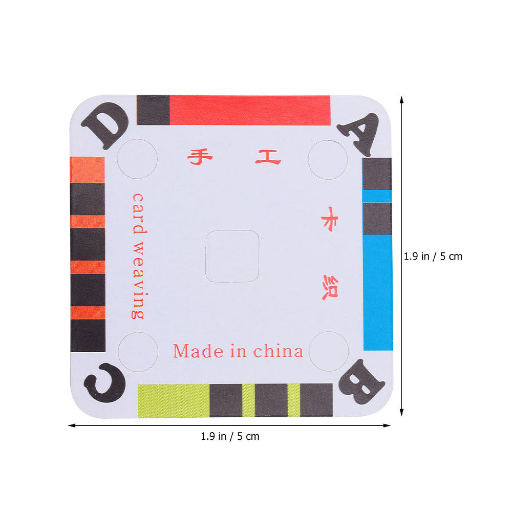 60Pcs Weaving Cards Paperboard - Tablet Weaving Accessories recension och pris