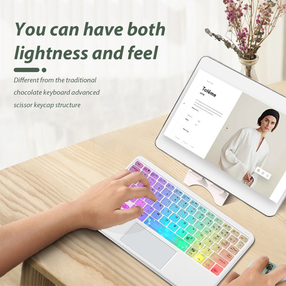 Backlit Keyboard With Touchpad - Tablet Accessories For Gaming recension och pris