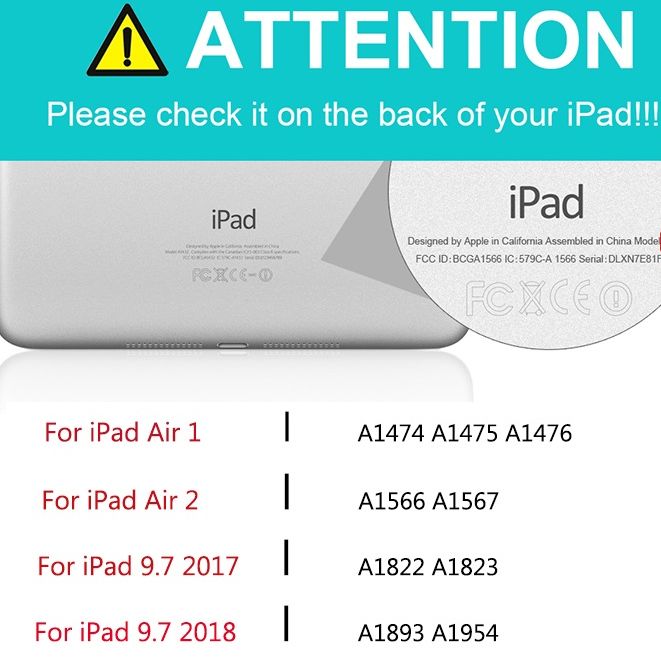 Slim Coque for iPad 2018 2017  - Ipad Cover Folio recension och pris