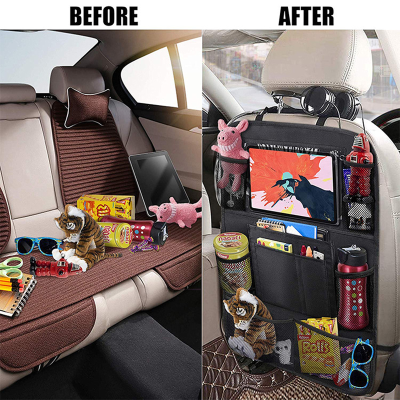 1pc Car Backseat Organizer wit - Tablet Cover Accessories recension och pris