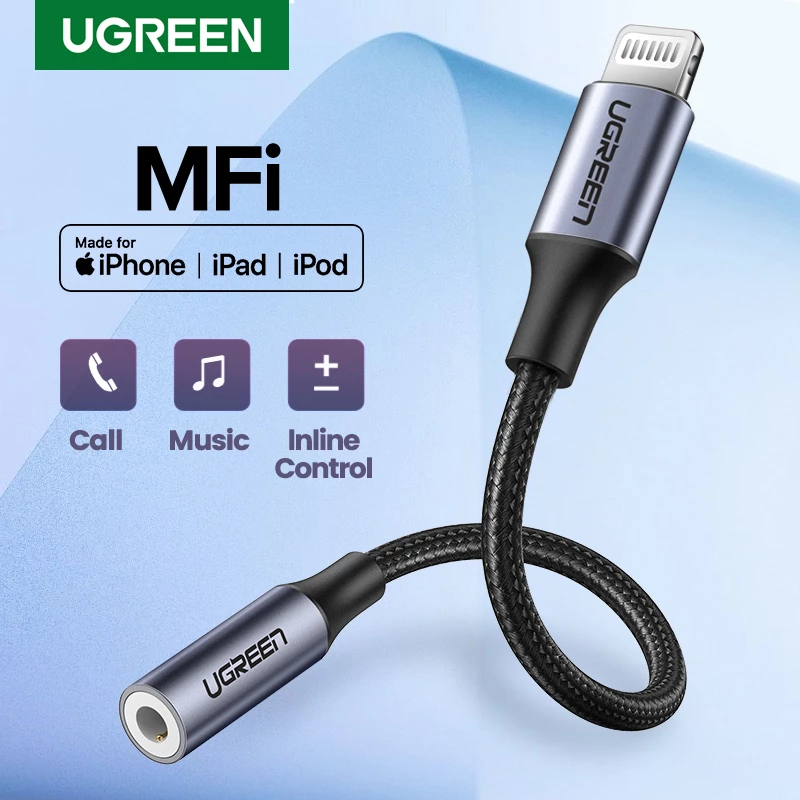 UGREEN Adapter for iPhones MFi - Wired Earphone Lightning recension och pris