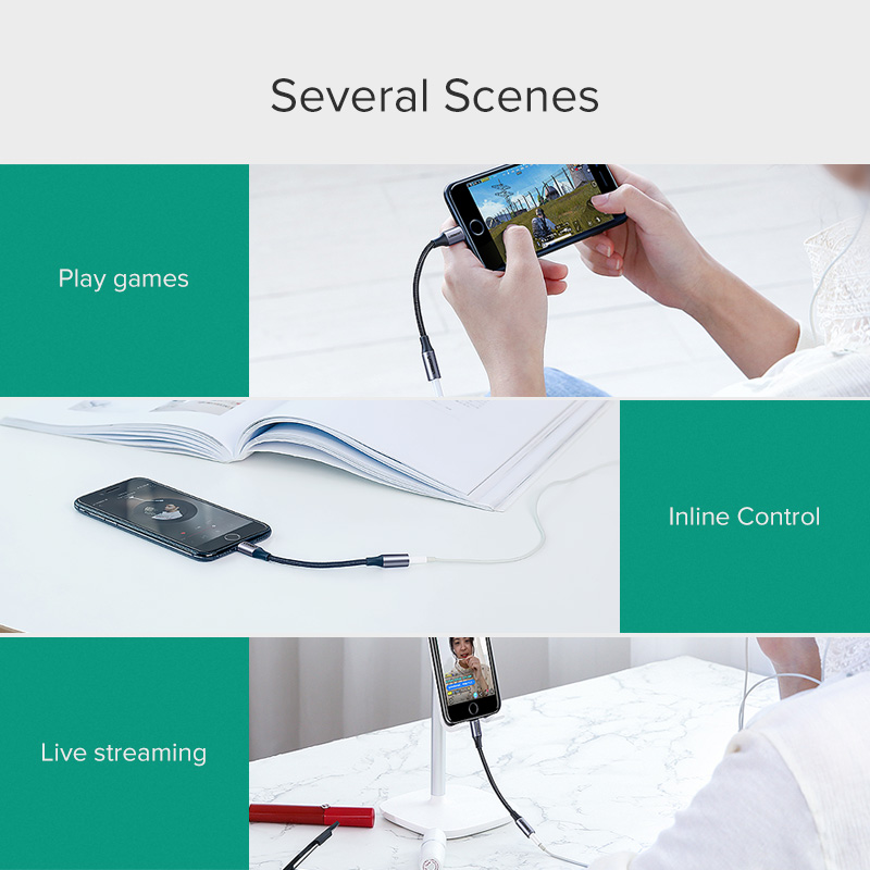 UGREEN Adapter for iPhones MFi - Wired Earphone Lightning recension och pris