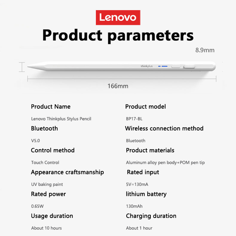 Lenovo  Universal Stylus Pen F - Tablet Drawing Accessories recension och pris