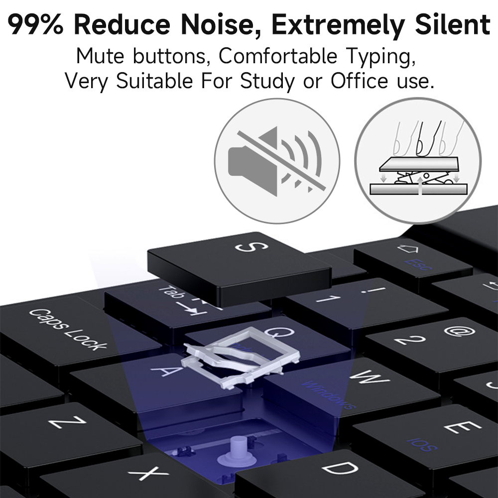 Bluetooth Keyboard for IOS And - Samsung Tablet With Accessories recension och pris