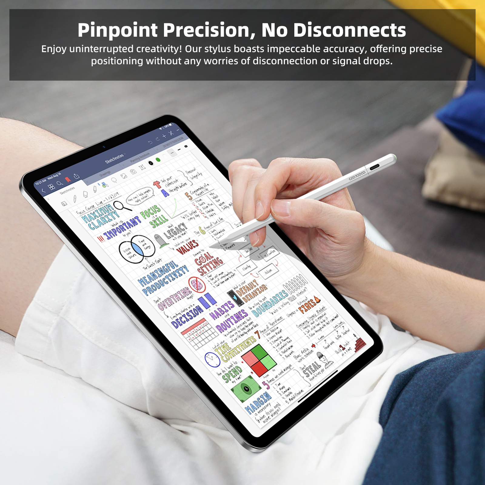 GOOJODOQ GD14 Stylus Pen For A - Tablet Accessories Kids recension och pris