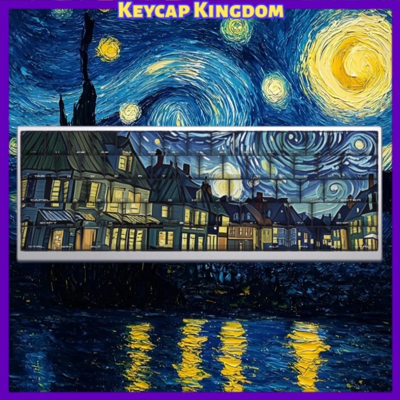 Van Gogh Starry Sky Theme Keyc - Tablet Accessories For Gaming recension och pris