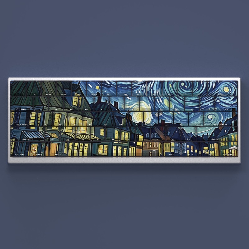 Van Gogh Starry Sky Theme Keyc - Tablet Accessories For Gaming recension och pris