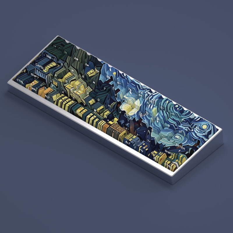 Van Gogh Starry Sky Theme Keyc - Tablet Accessories For Gaming recension och pris