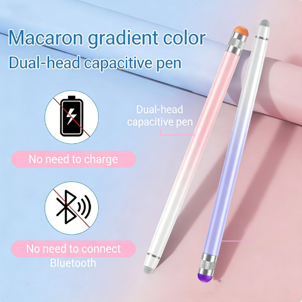 Graduated Color Silver Fiber T - Tablet Pencil Accessories recension och pris