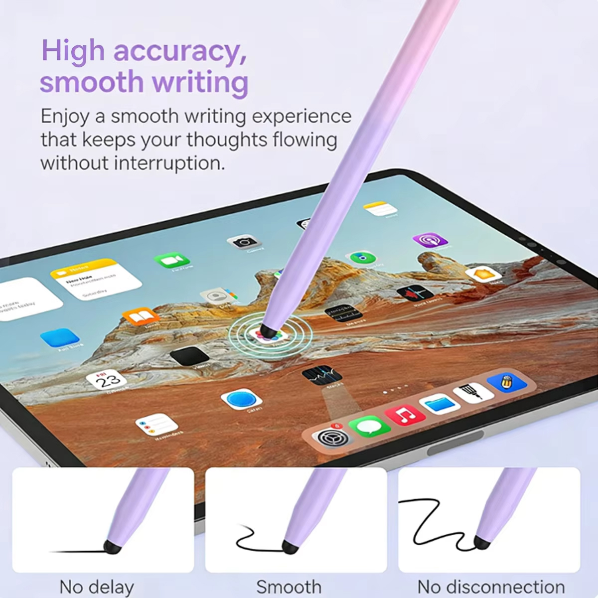 Graduated Color Silver Fiber T - Tablet Pencil Accessories recension och pris