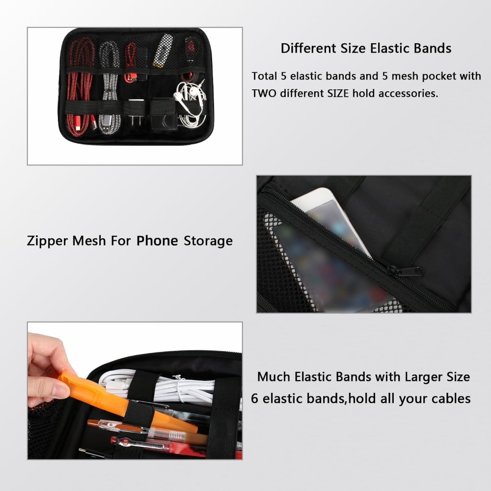Electronics Organizer Travel C - Essential Tablet Accessories recension och pris