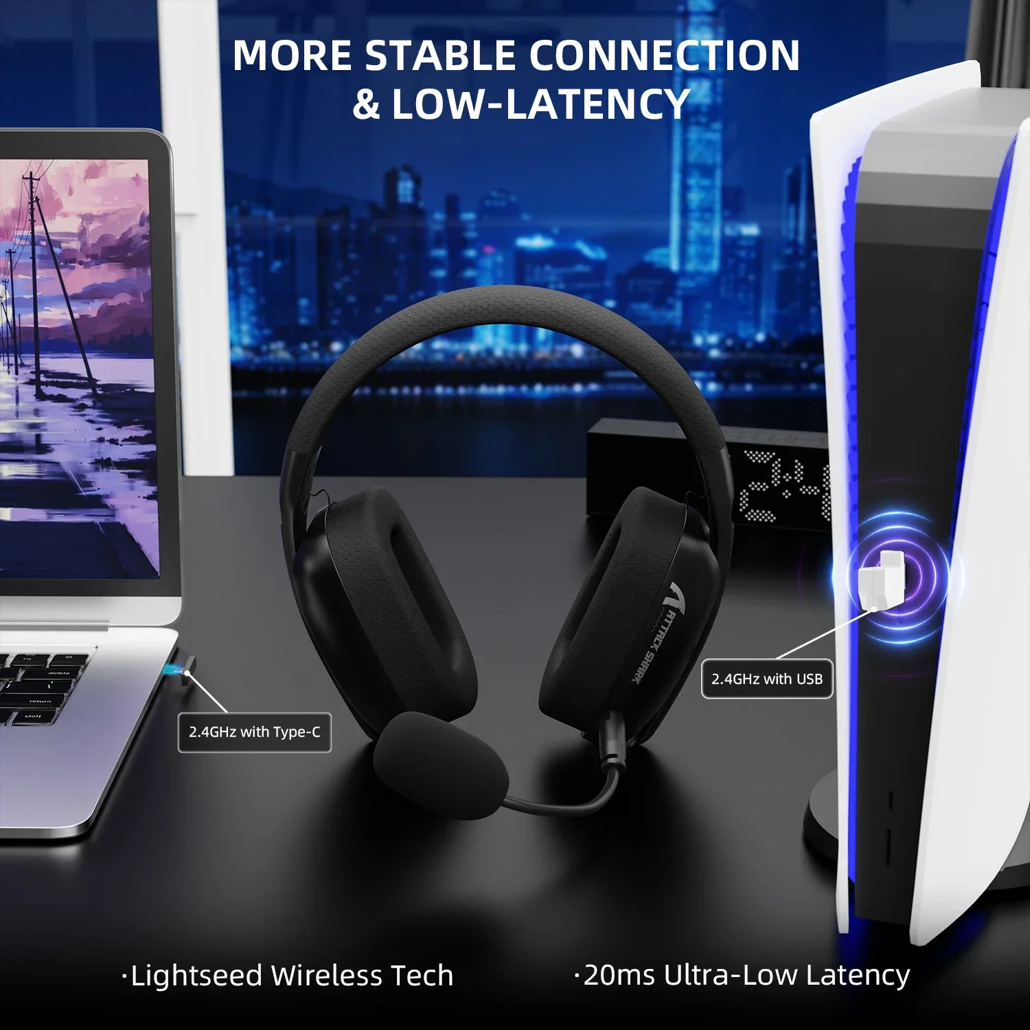ATTACK SHARK L80PRO Wireless G - Wired Earphone Lightning recension och pris