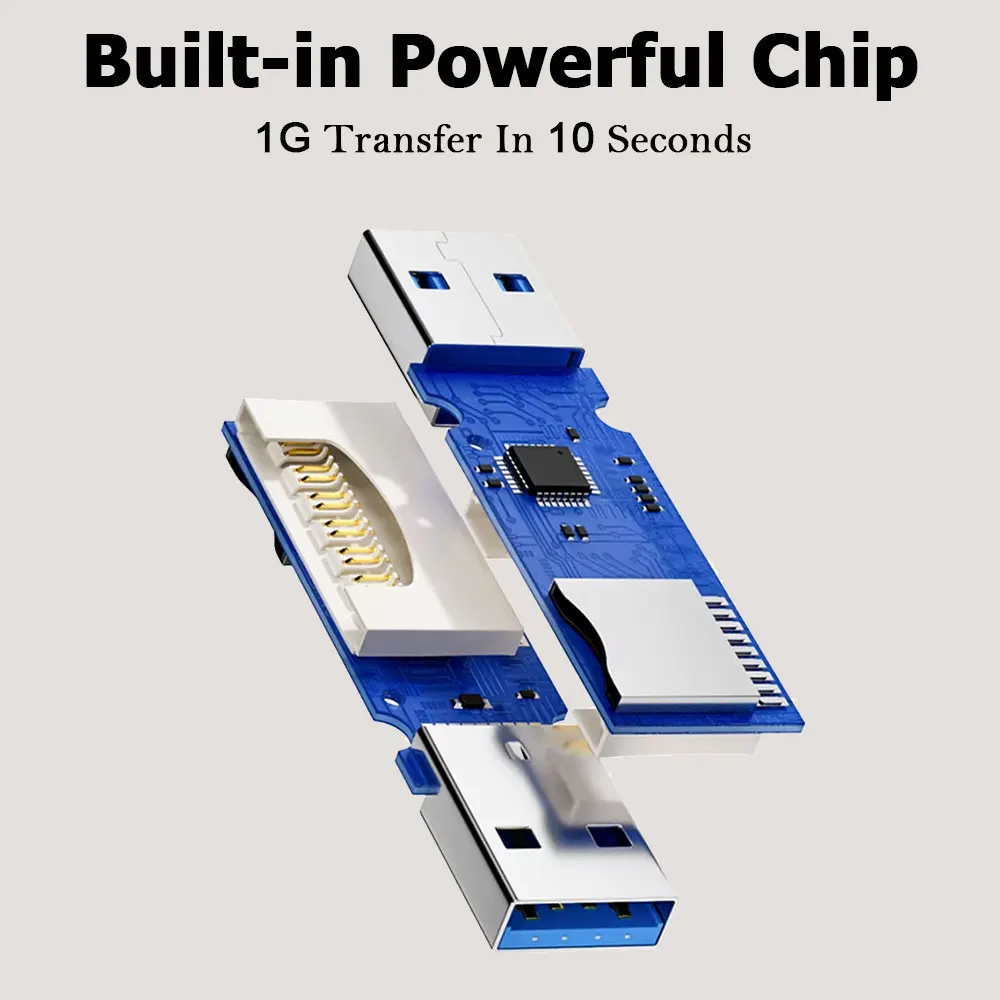 2-in-1 Card Reader USB 3.0/2.0 - Tablet Accessories For Reading recension och pris