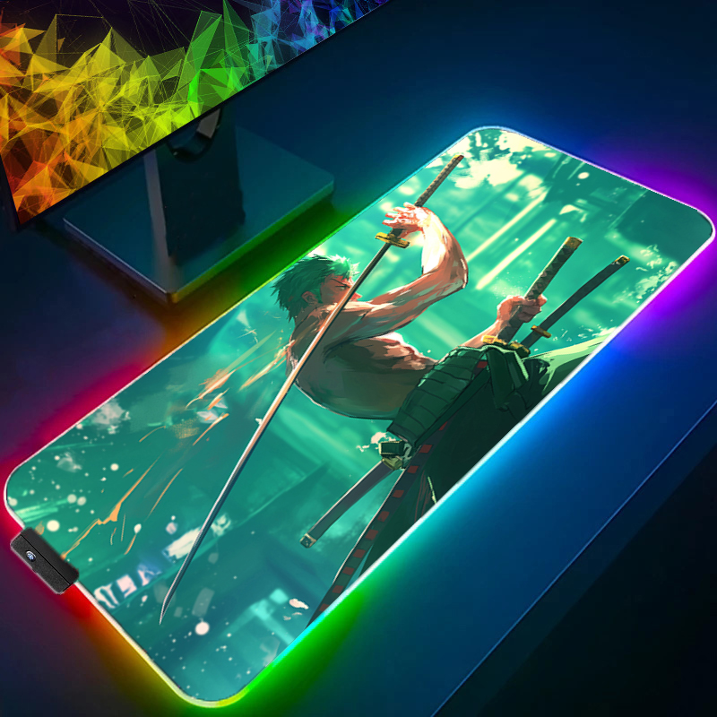 ONE PIECE Zoro Mouse Pad RGB G - Tablet Accessories For Gaming recension och pris