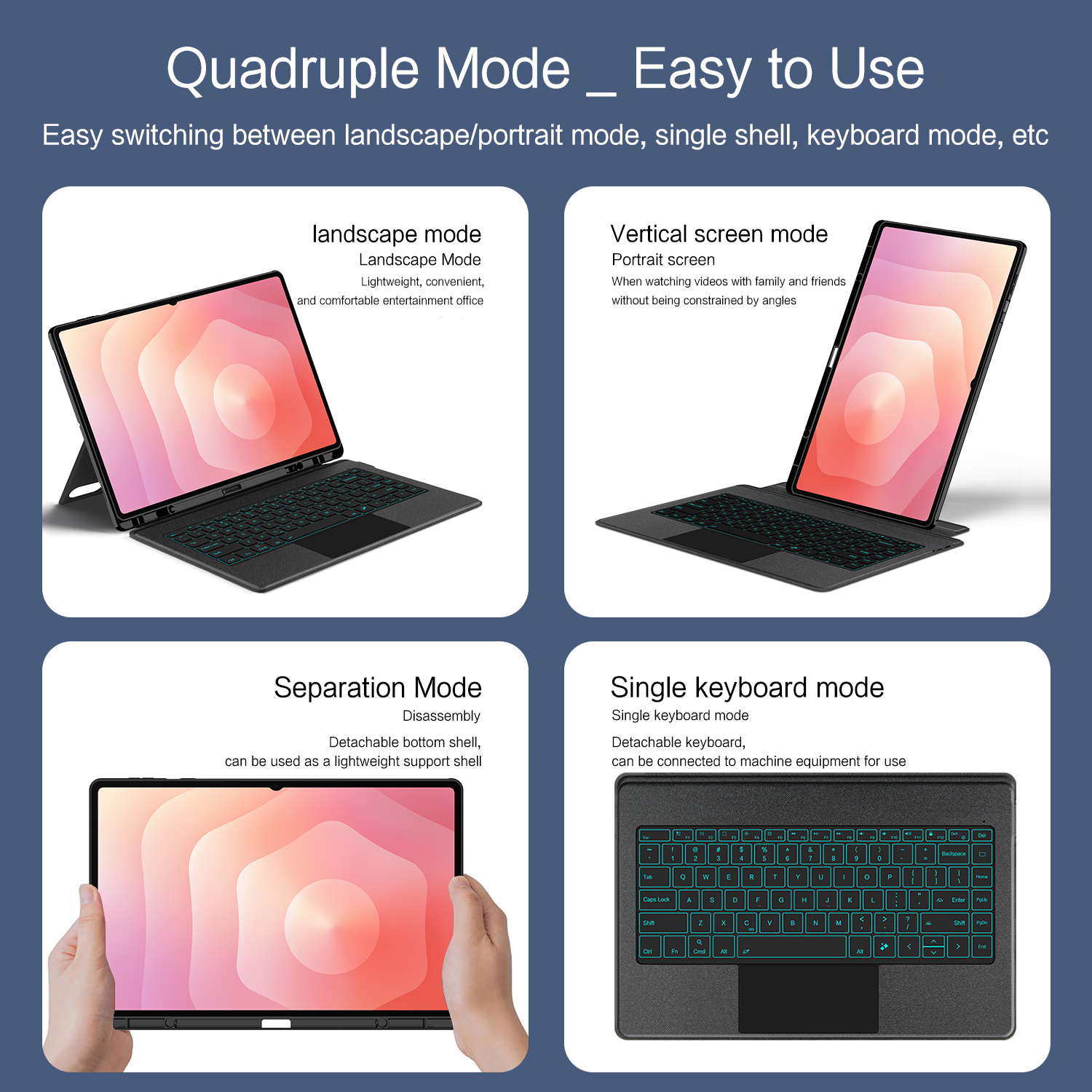 Backlight Magic Keyboard For S - Samsung Tablet With Accessories recension och pris