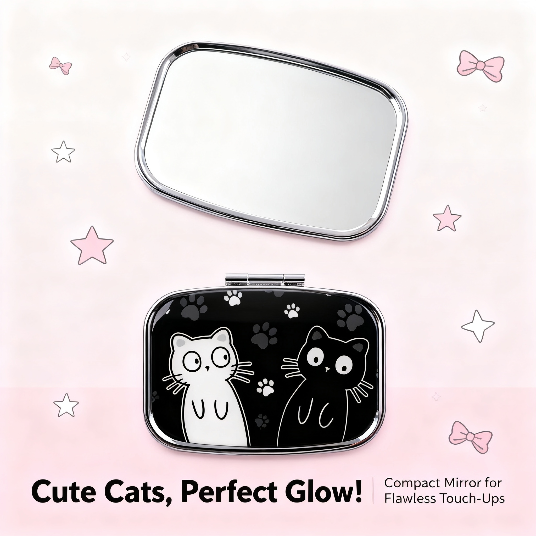 Cartoon Black And White Cat Tr - Essential Tablet Accessories recension och pris