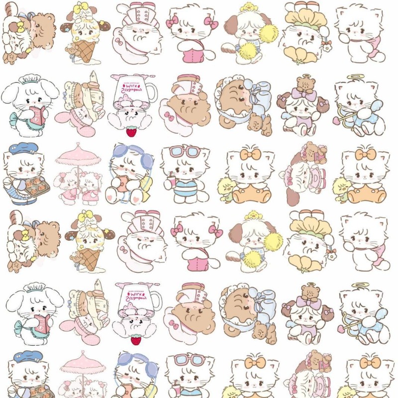 Cartoon Miko Acrylic Tablets H - Tablet Accessories Set recension och pris