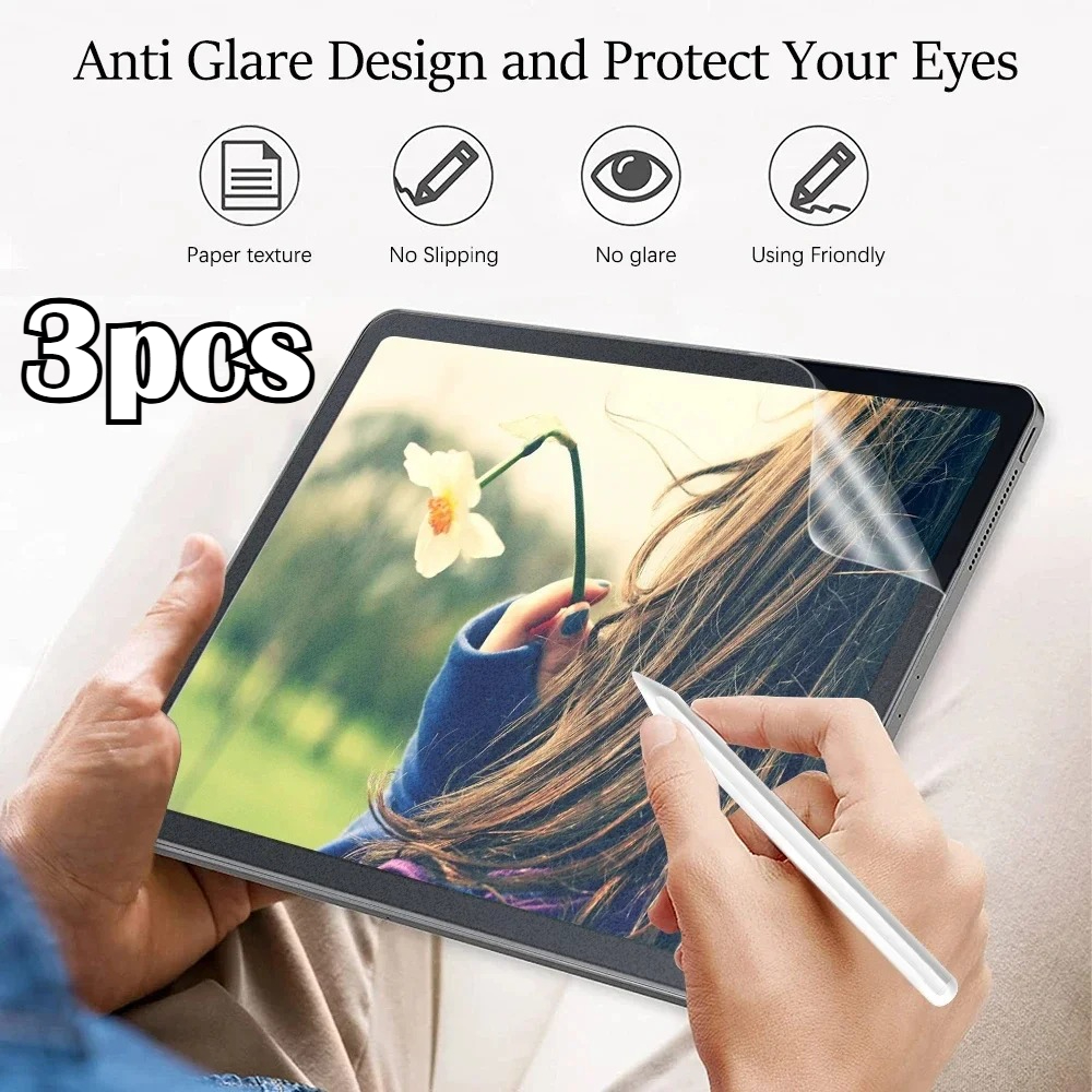 3Pcs Like Paper Feel Screen Pr - Paper Feel Screen Film recension och pris