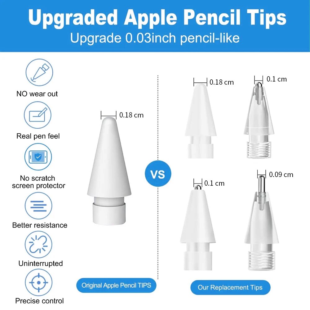 For Apple Pencil Pen Nib Penci - Tablet Pencil Accessories recension och pris