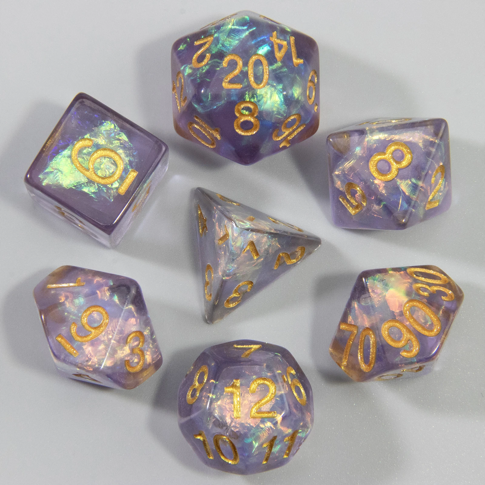 New Sequin Dice - Polyhedral D - Tablet Accessories Set recension och pris