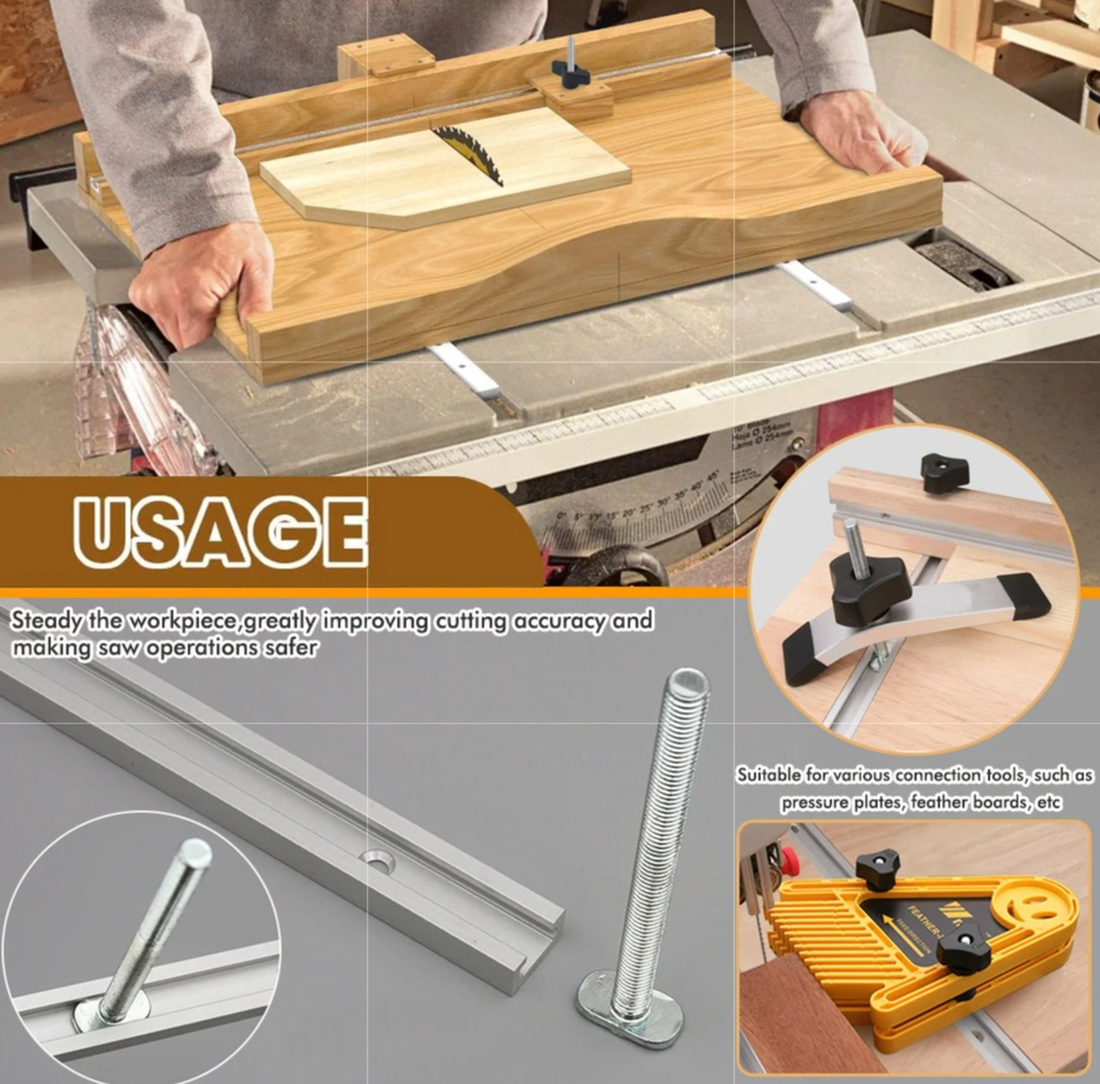 19# T-Track Kit for Router Tab - Tablet Accessories Set recension och pris