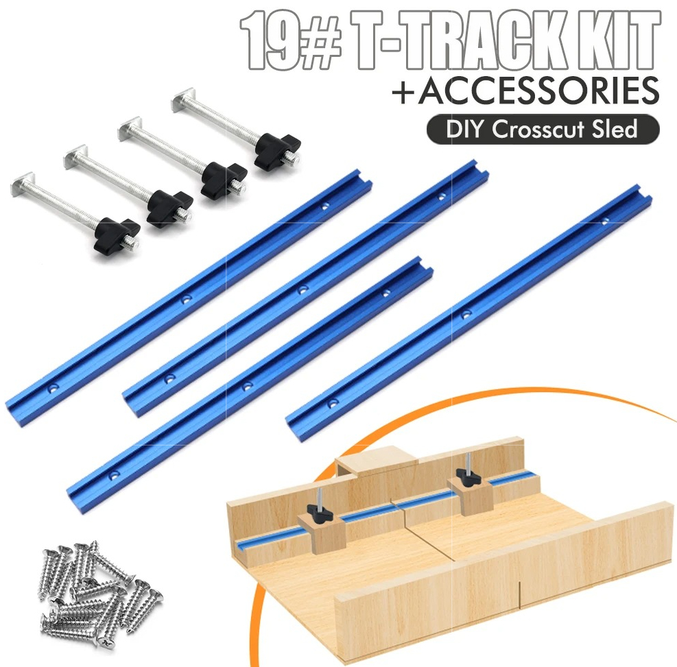 19# T-Track Kit for Router Tab - Tablet Accessories Set recension och pris