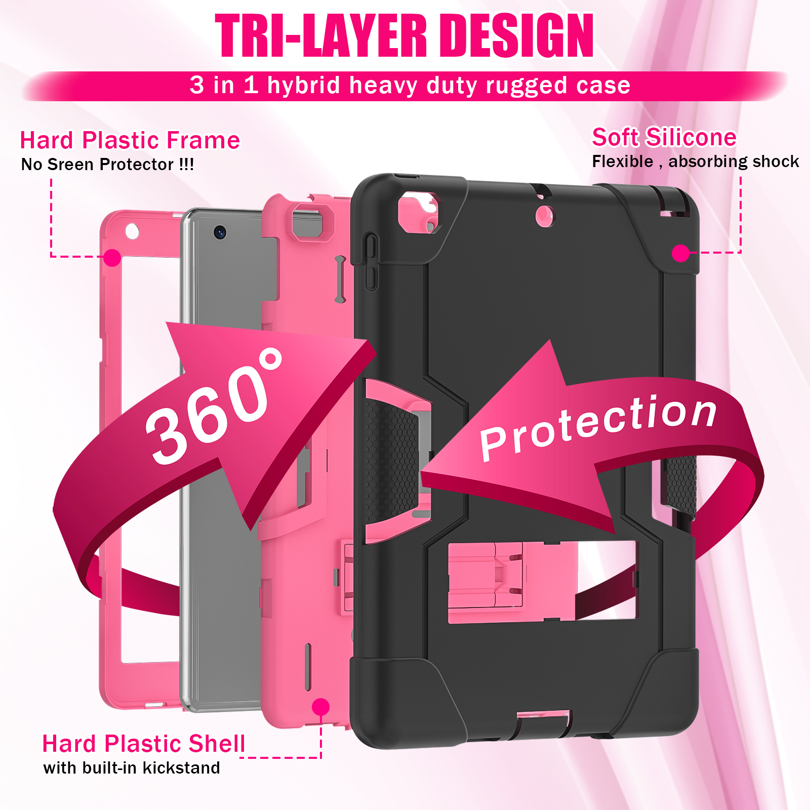 Rugged Case For New iPad 9.7 2 - Ipad Cover Folio recension och pris