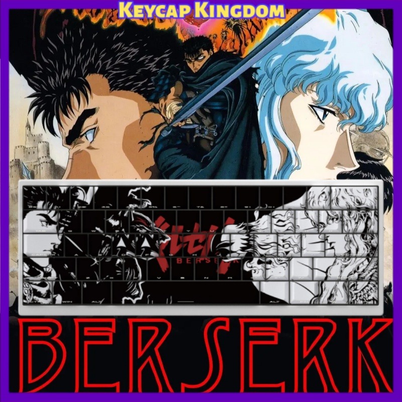 BERSERK Theme Anime Keycap 98  - Tablet Accessories For Gaming recension och pris