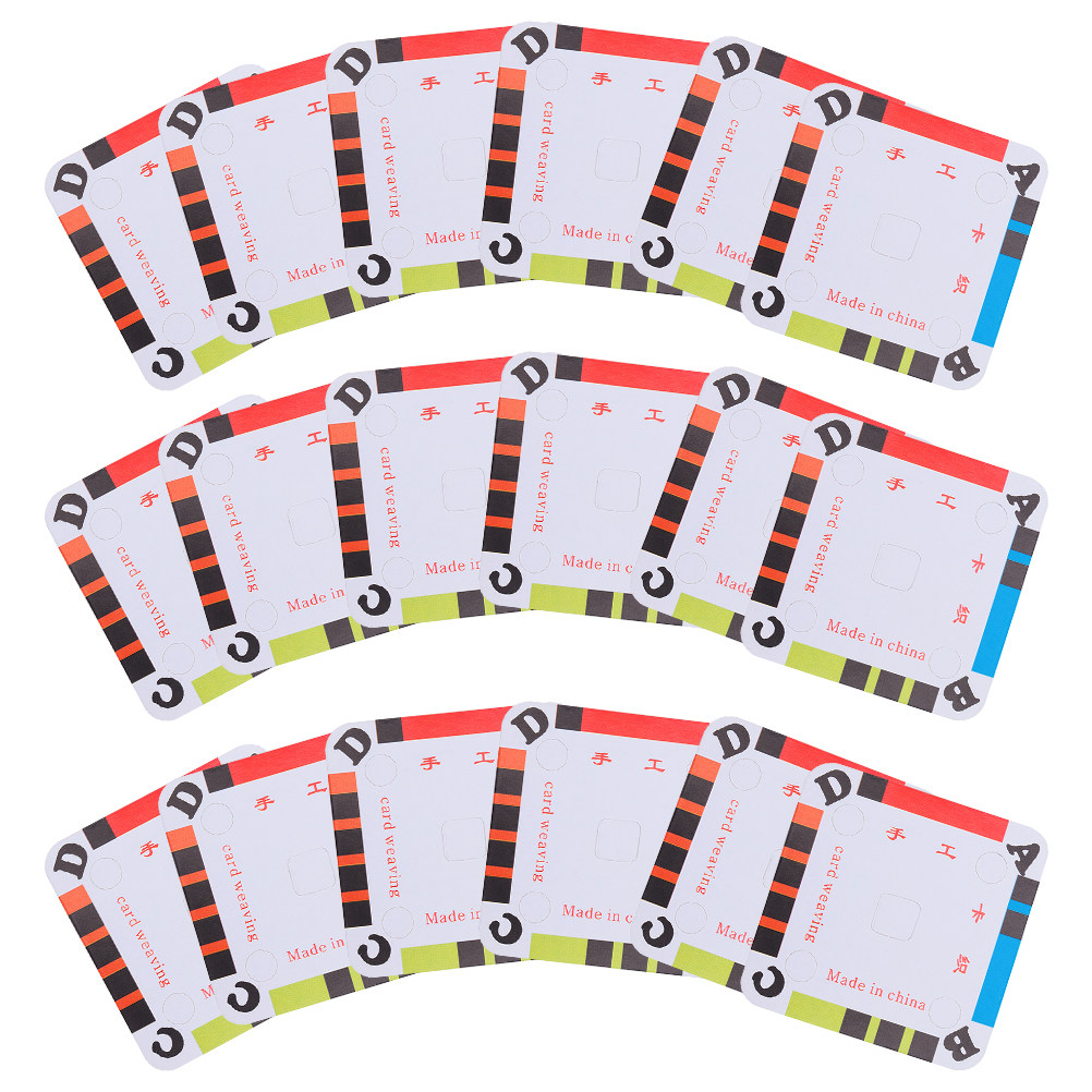 50 Pcs Weaving Tablet Doodle D - Tablet Weaving Accessories recension och pris
