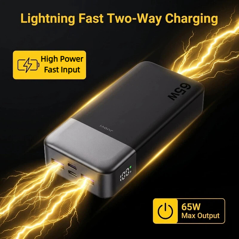 JUOVI 20000mAh Power Bank 65W  - Samsung Tablet With Accessories recension och pris