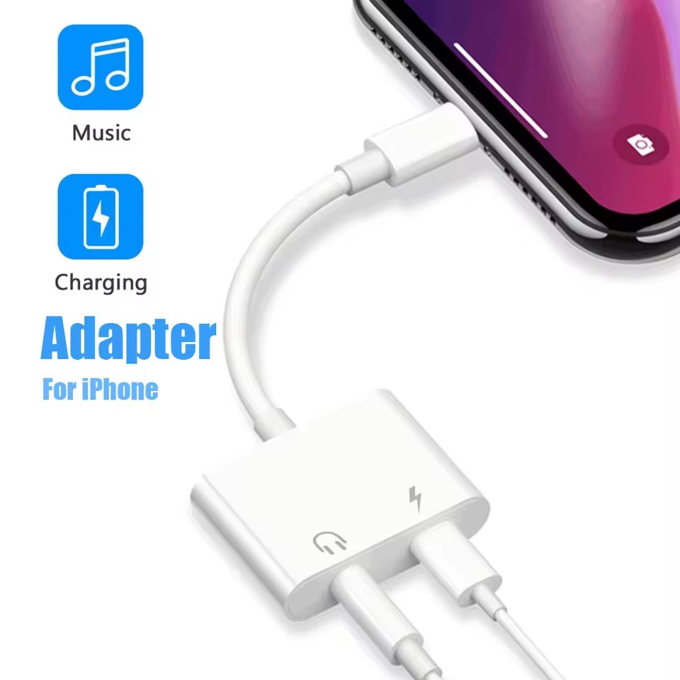 2 in 1 iOS to 3.5mm Jack Audio - Wired Earphone Lightning recension och pris